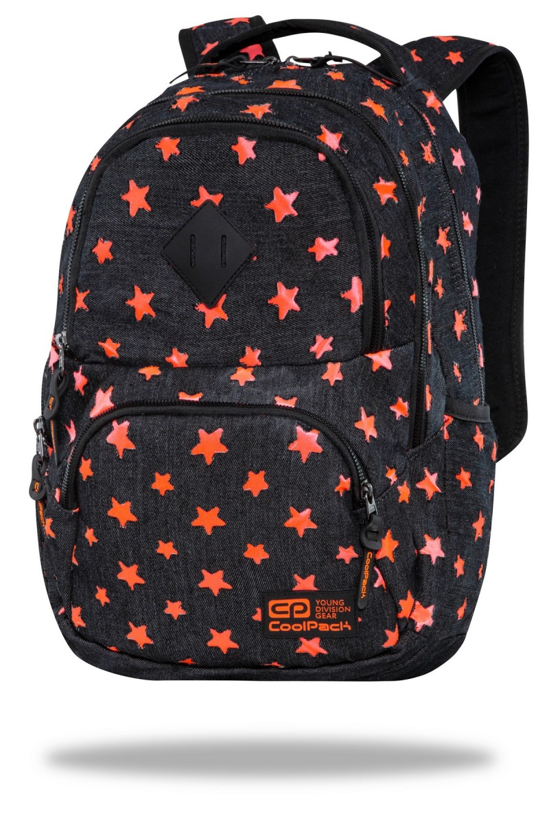 Plecak Dart Denim Orange Stars