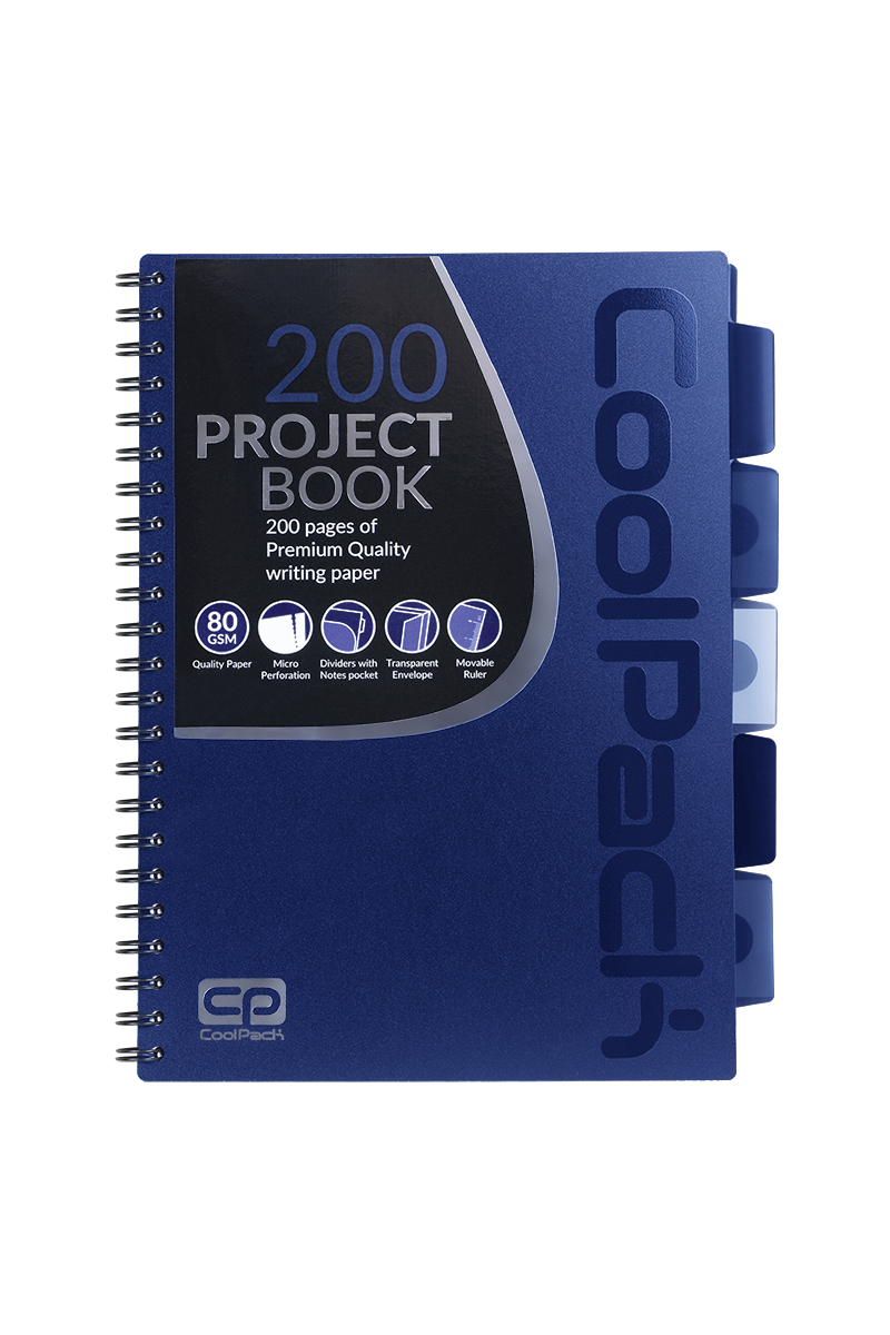 Kołobrulion zeszyt A4 Navy