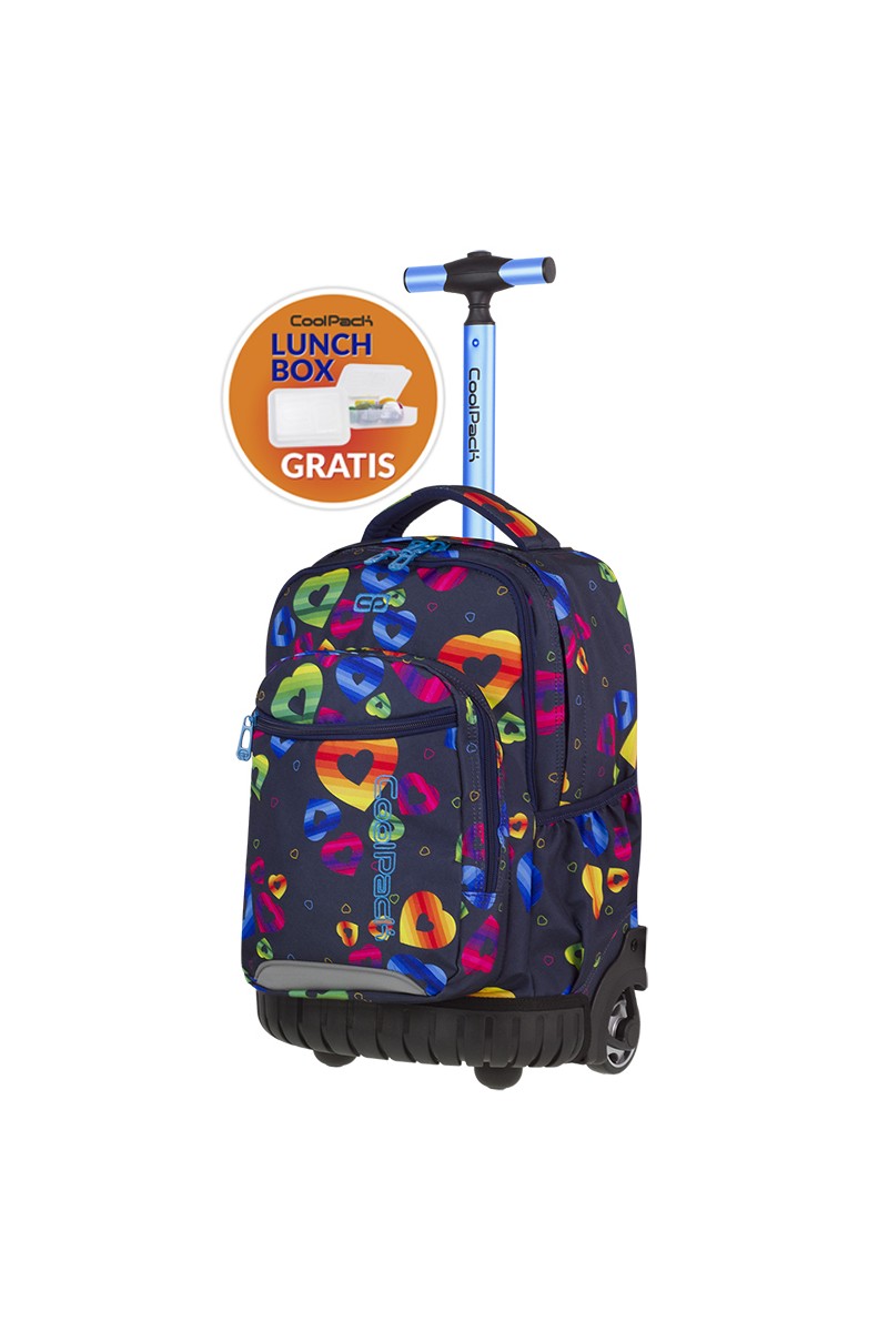 Plecak na kółkach Swift Rainbow Hearts