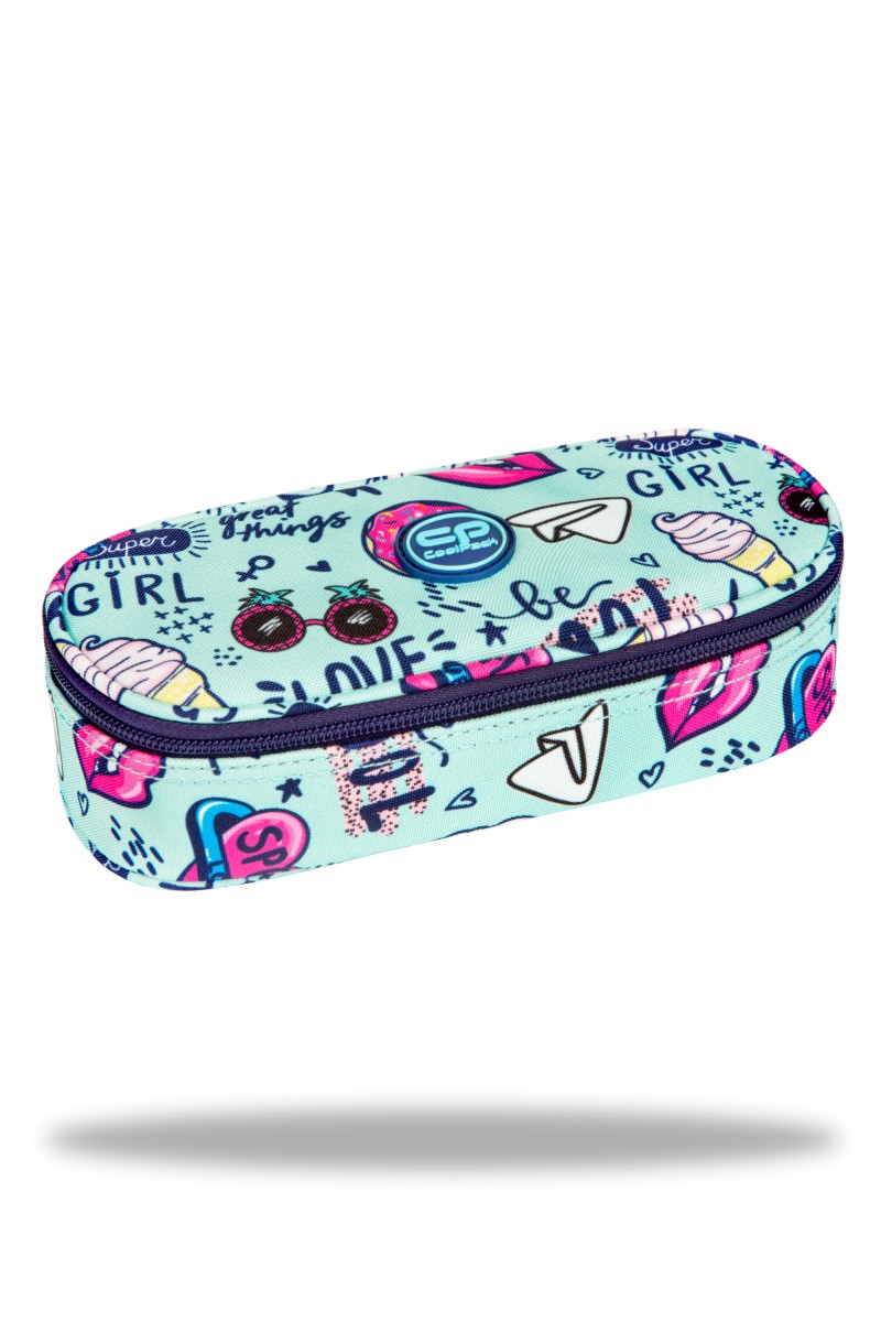 Campus piórnik z klapką Mint Doddles