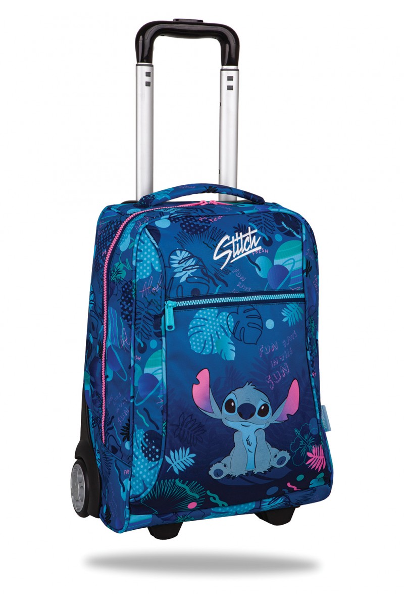 Disney Plecak na kółkach Compact Stitch Blue