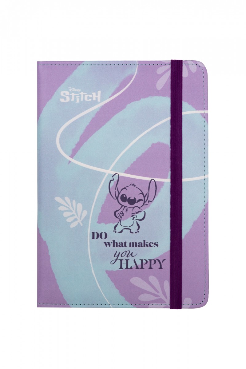 Disney Stitch Notebook Zeszyt A5 z gumką Doodle