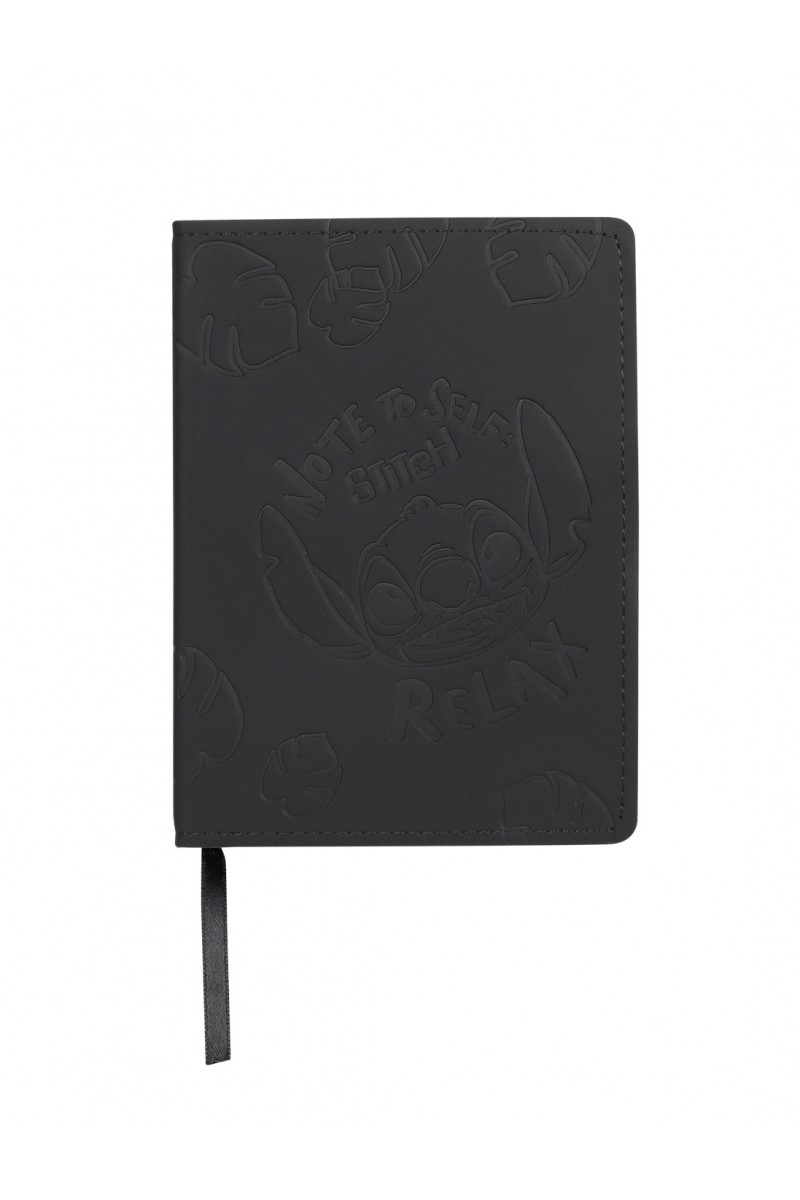 Disney Stitch Black Notebook Zeszyt B6 Black