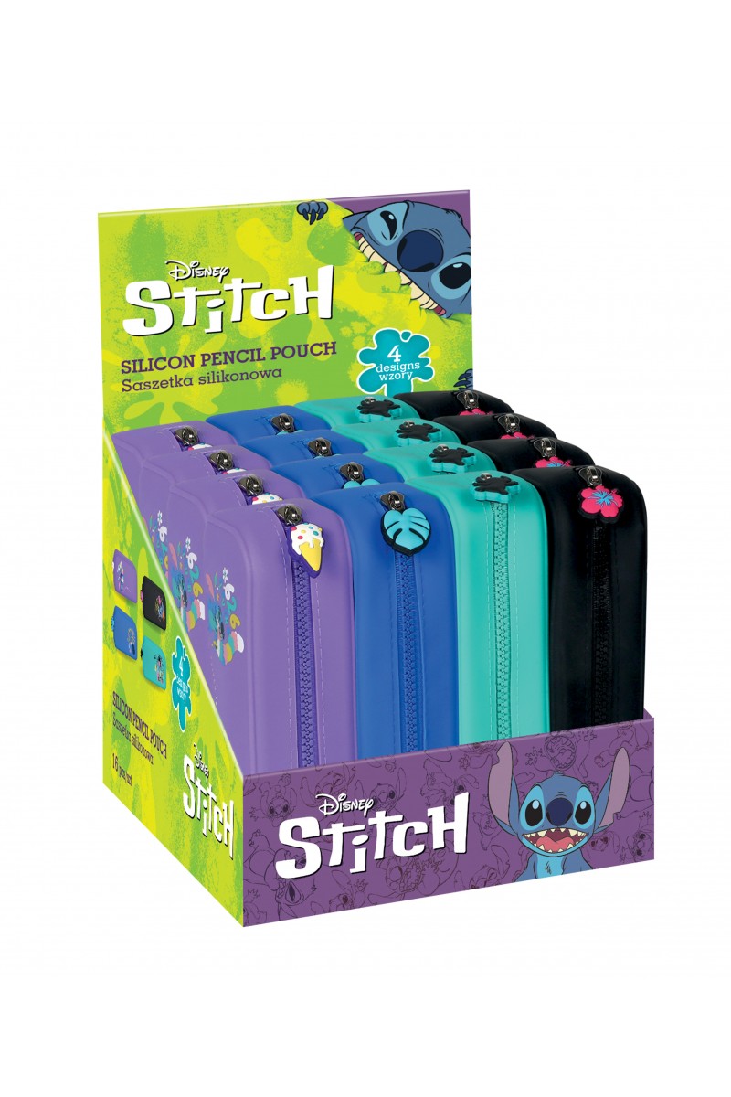 Tube Saszetka silikonowa Disney Stitch Black Display