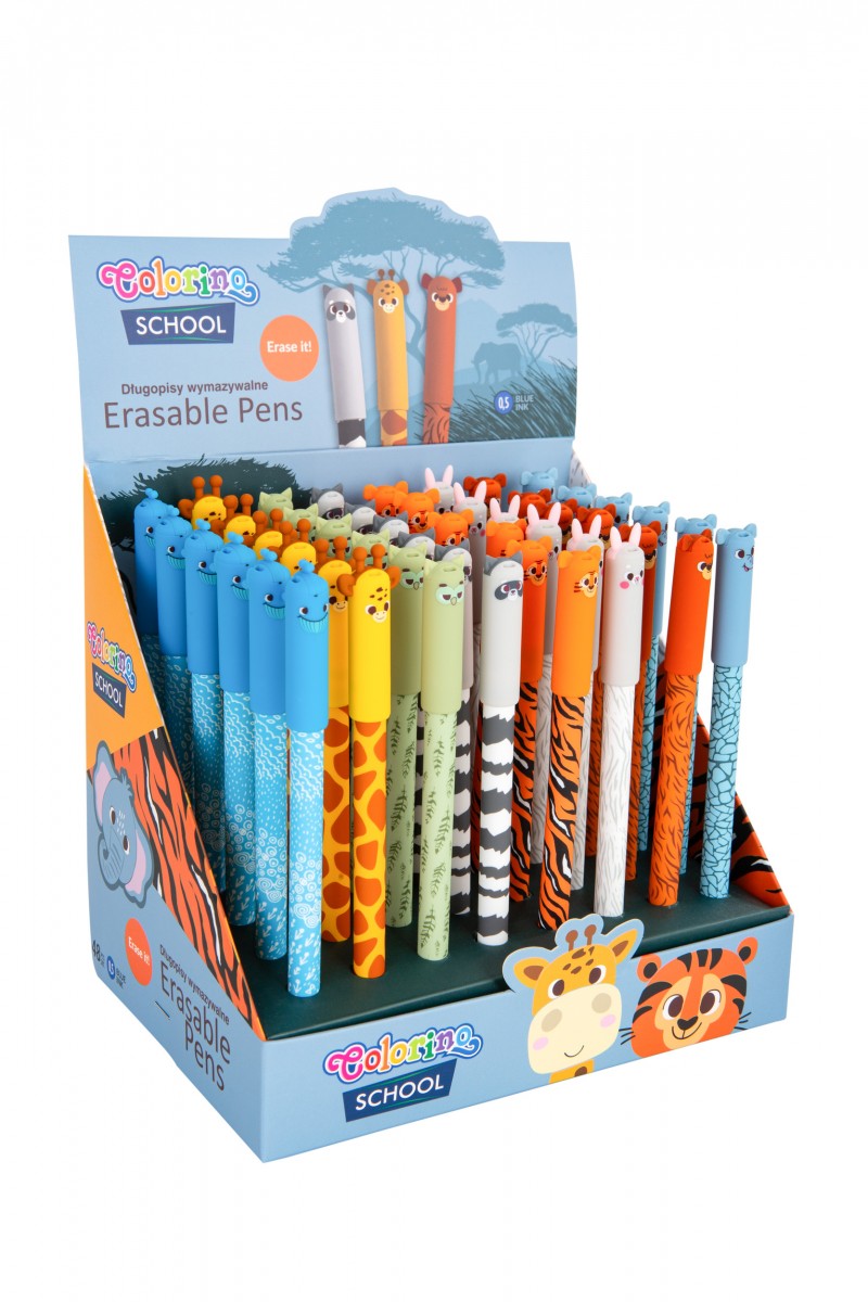 Długopis wymazywalny Animals