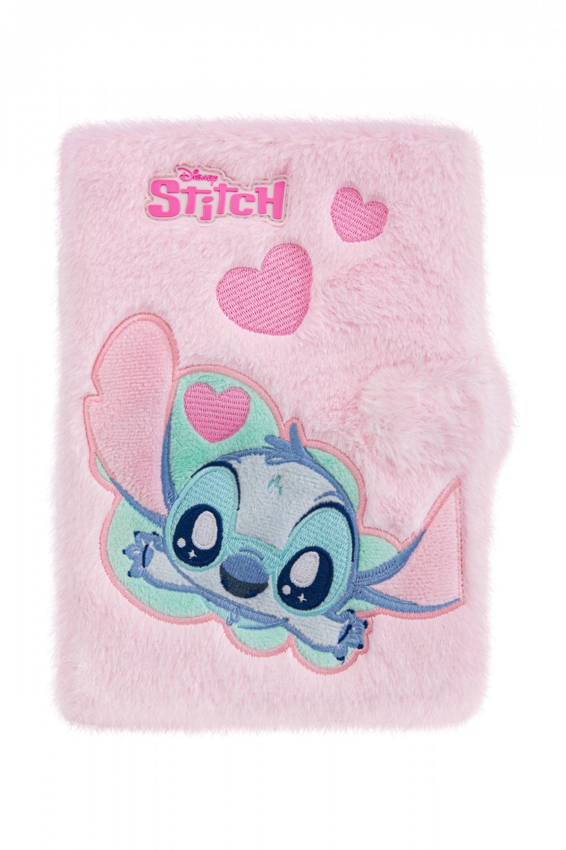 Notebook Zeszyt A5 Stitch Disney Fluffy Pink