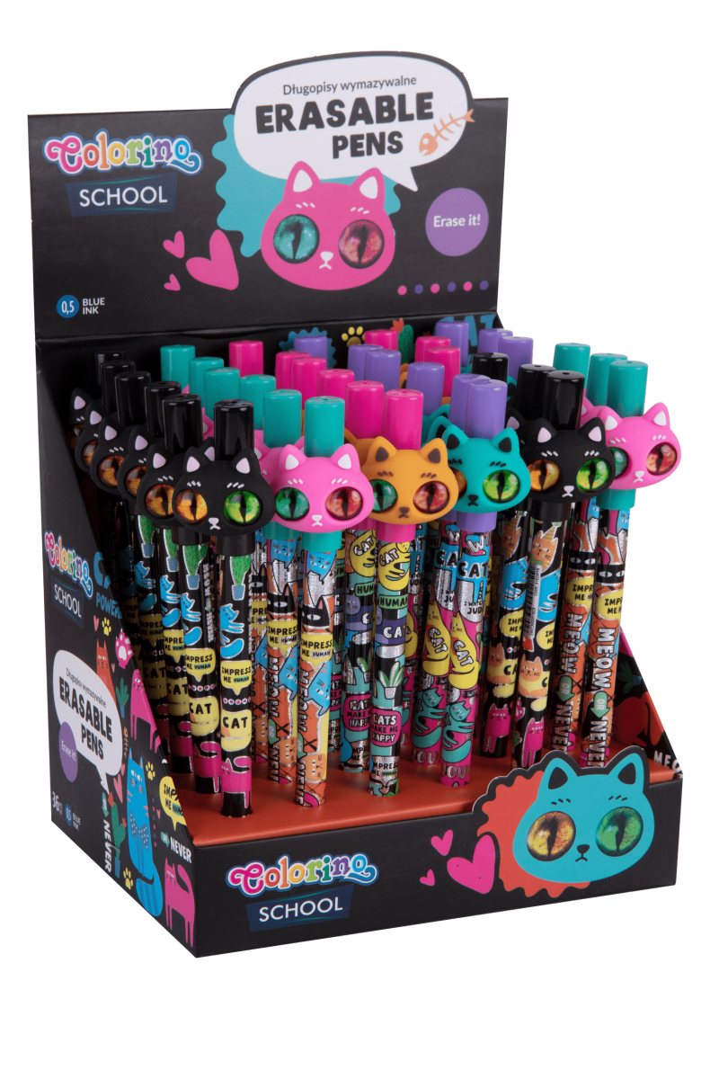 Długopis wymazywalny Big Eye Cats