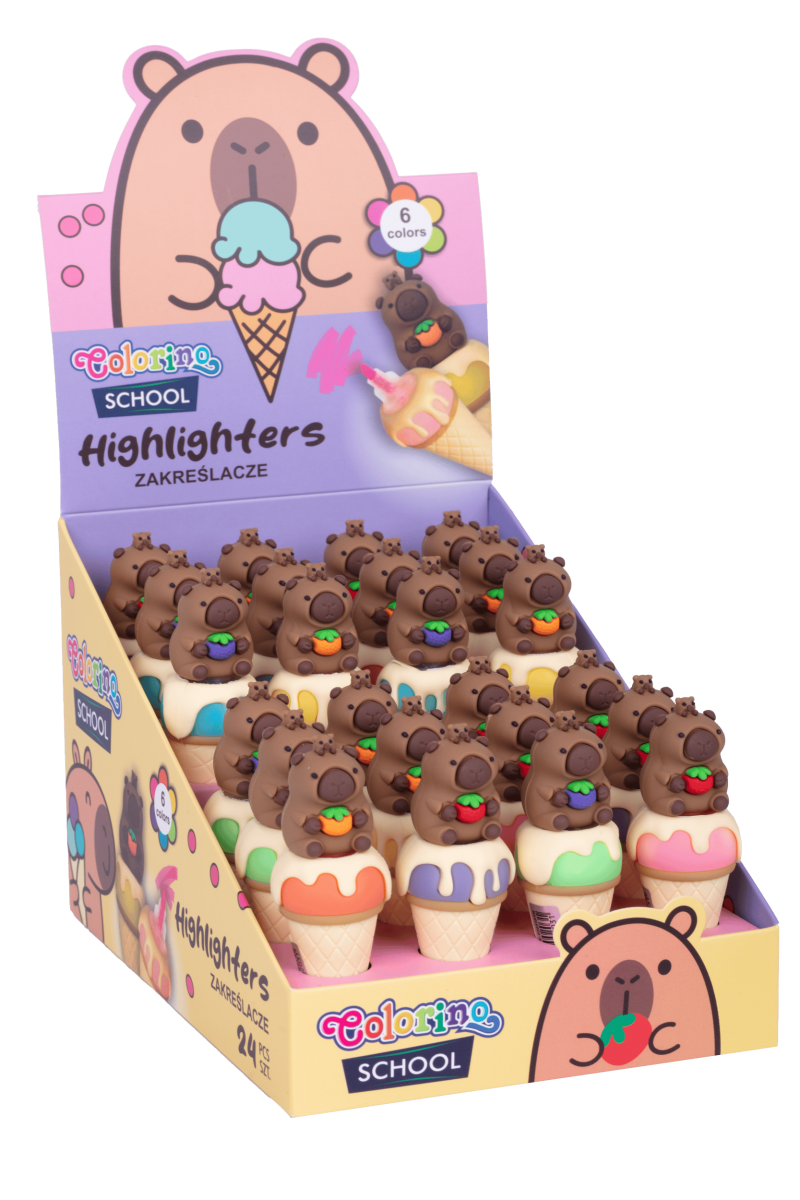 Zakreślacze Mini Capybara